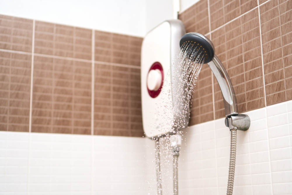 a point-of-use water heater in the bathroom a point-of-use water heater in the bathroom