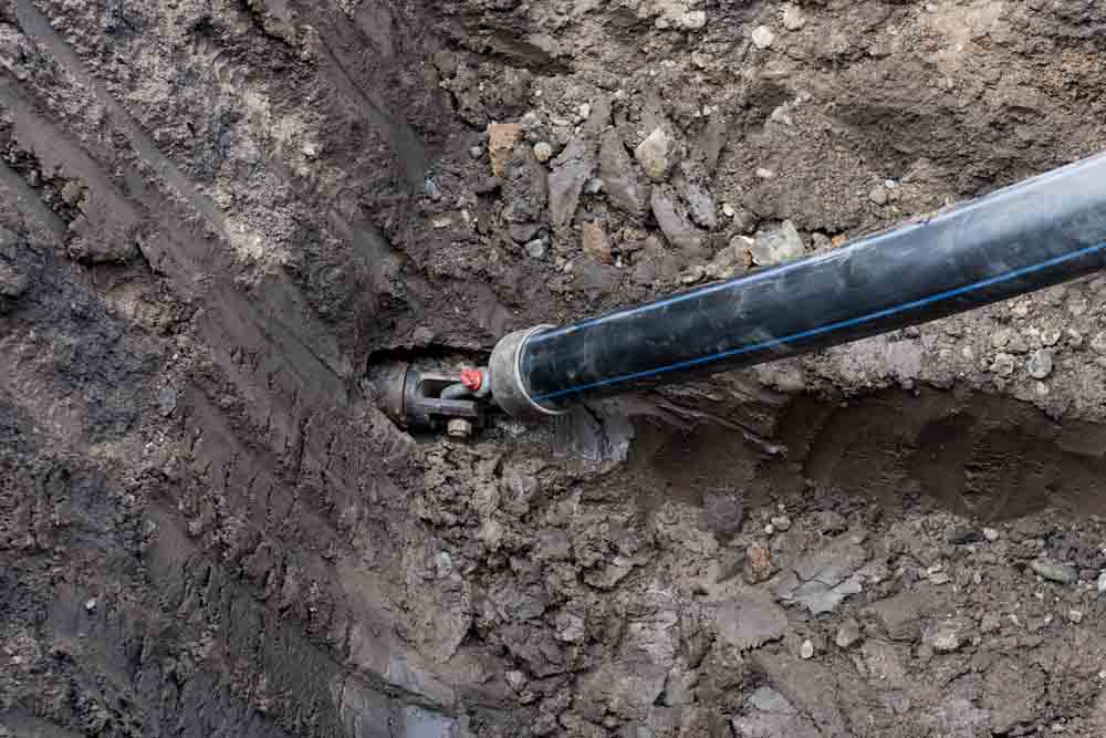 a finished trenchless pipe a finished trenchless pipe